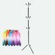 Вешалка для пола черная разборная вешалка для одежды в прихожую Coat Rack 12 крючков BR00053 VE53 фото 7