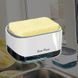 Дозатор для мийного засобу натискний з губкою Soap pump and sponge Біло-сірий VEN0218213 фото 4