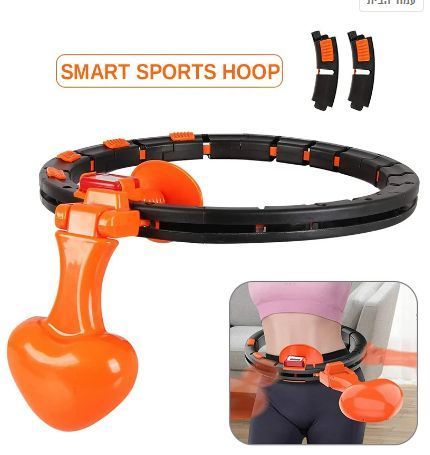 Масажний обруч Intelligent Hula Hoop відцентровим кулею і лічильником для схуднення живота хулахап TV681 фото