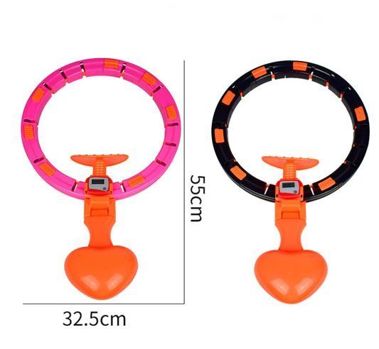 Масажний обруч Intelligent Hula Hoop відцентровим кулею і лічильником для схуднення живота хулахап TV681 фото