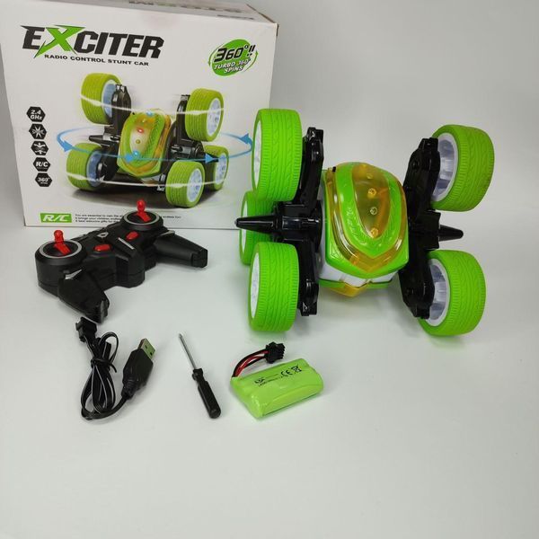 Машинка-перевертень на радіокеруванні stunt car exciter 3700126A фото
