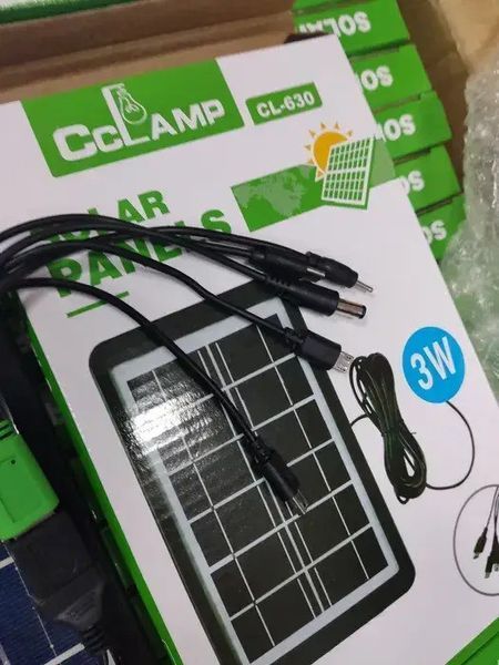 Солнечная панель CCLamp CL-630 c USB кабелем 3W TVCL630 фото