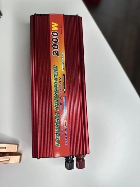 Автомобільний перетворювач 12 V 220 V 2000 W F2000 фото