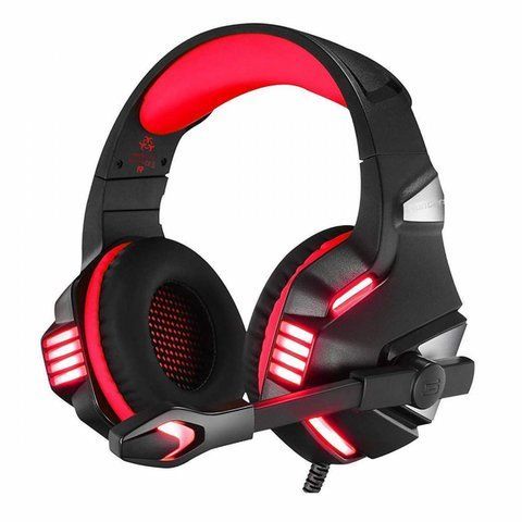Навушники Kotion EACH G7500 7.1 Virtual Surround Black/Rad Game Headphones jc-168 TVJS168 фото