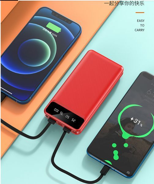 Power Bank 20000 мА&middot;год 5V2A Зарядний пристрій для швидкого заряджання смартфонів Портативний зовнішній акумулятор P-20 фото