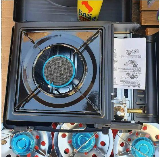 Газова плита туристична Happy Home з керамічним інфрачервоним пальником у кейсі з п'єзопідпалом (6) VEN357 фото