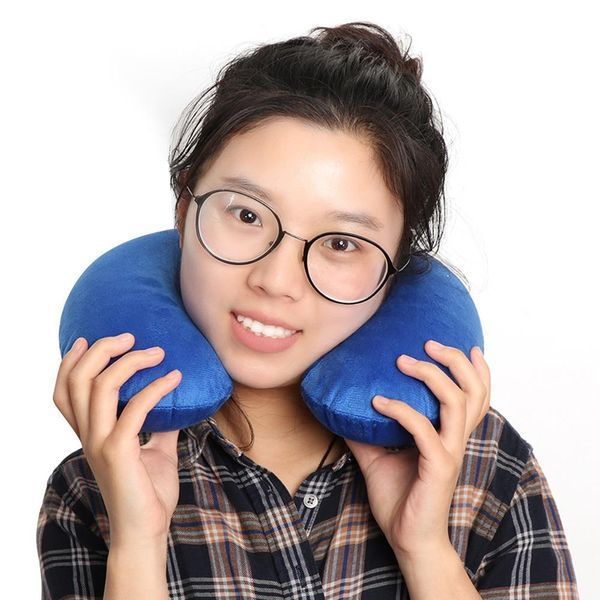 Универсальная подушка для путешествий - дорожная подушка Foam Travel Pillow VEN268 фото