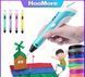 3D-ручка для малювання 3DPen-2 з дисплеєм, підставка, пластик TV58 фото 8