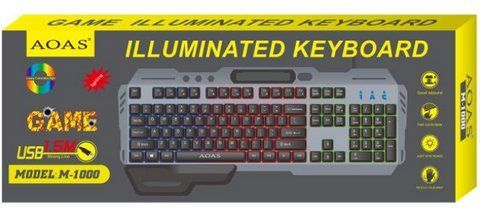 Ігрова клавіатура з RGB-підсвіткою і постачанням для телефона AOASMODE L M-1000 USB (20) VEN284 фото