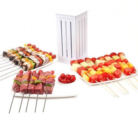 Пристосування для швидкого нанизування шашлику brochette express 2-6 фото