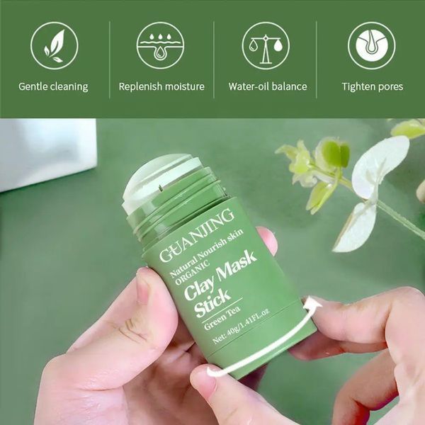 Маска для лица Guanjing Green Tea Clay Mask Stick 40 г. BR-00031 VEN23 фото