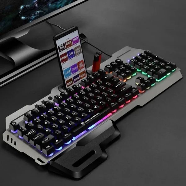 Ігрова клавіатура з RGB-підсвіткою і постачанням для телефона AOASMODE L M-1000 USB (20) VEN284 фото