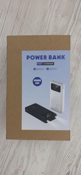 Power Bank 40000 мАч 5V2A Зарядное устройство для быстрой зарядки смартфонов Портативный внешний аккумулятор P40 фото