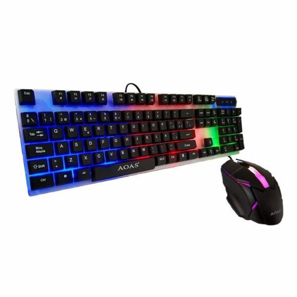 Проводная игровая клавиатура с подсветкой LED GAMING KEYBOARD + Мышь Linmony M-350 VEN283 фото