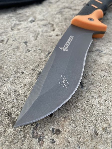 Ніж із чохлом Gerber Н-180, Gp3, якісний гострий бойовий армійський, для виживання мисливський VEN038 фото