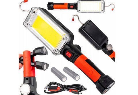 Ліхтар акумуляторний для СТО 20 Вт, USB, WOW ZJ-8859 COB з магнітом і гачком 88597(VEN3) VEN8859B фото