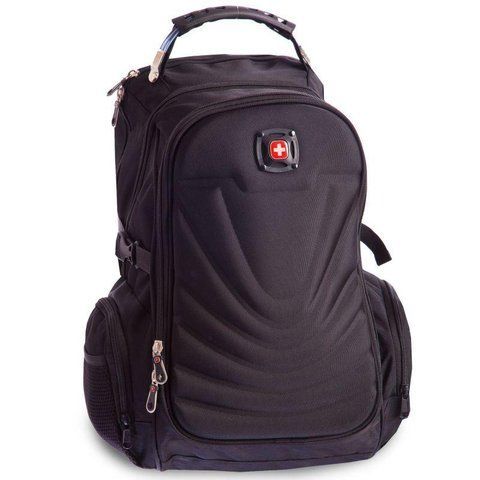 Рюкзак Городской 35 Л Swiss Gear 46x31x21 См Черный, синий, красный 4SMALL фото