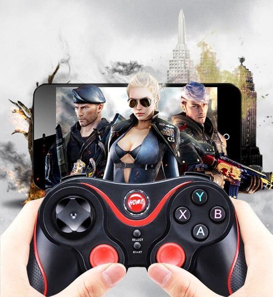 Бездротовий Bluetooth джойстик для смартфона iOS Android UKC Gen Game V8 Black/Red VEN112 фото