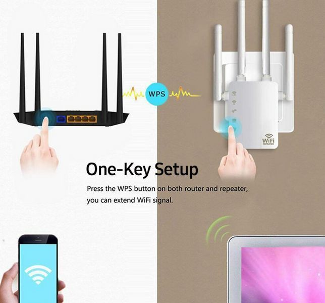 Wifi репитер, роутер Wifi AP/Router/Repeater поддерживает 2,4G и 5G до 1200 м TV0232 фото