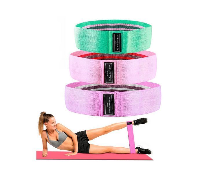 Набір тканинних фітнес-гумок Luting Hip resistance bands 3 штуки TV253 фото