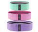Набір тканинних фітнес-гумок Luting Hip resistance bands 3 штуки TV253 фото 2