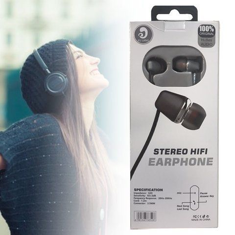 Дротові вакуумні дротові навушники з мікрофоном гарнітура Ku Lang KL-702 Stereo hifi earphone TV702 фото