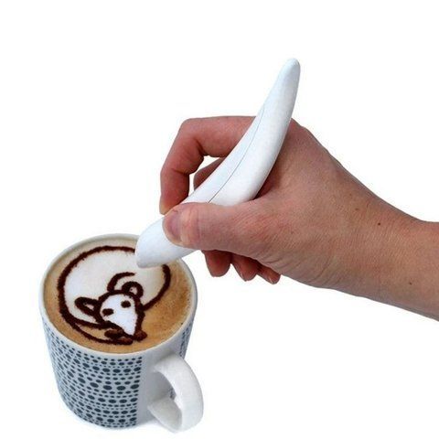 Механическая ручка для латте и украшения кофе Drink Deco TV-2 фото