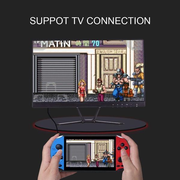 Игровая консоль X12 1000 игр, приставка 16 ГБ поддержка FC,GB, GBA, GBC, MD, NES, SFC, PS и аркадные игры(50) VEN115 фото