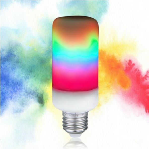 Лампа світлодіодна декоративна з LED ефектом полум'я у формі кукурудзи LED фото