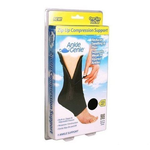 Поддерживающий фиксатор cупинатор лодыжки на молнии Ankle Genie B1235 фото