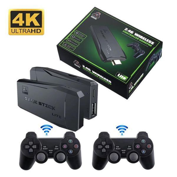 Игровая приставка Game Stick Lite 64 Gb для ТВ, 4k Ultra HD, 2 геймпада VEN116 фото