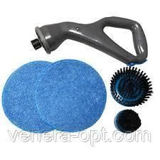 Беспроводная щётка для уборки с 3-мя насадками Hurricane Muscle Scrubber 1053 фото