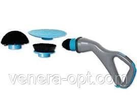 Беспроводная щётка для уборки с 3-мя насадками Hurricane Muscle Scrubber 1053 фото