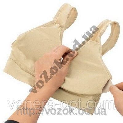 Безшовний бюстгальтер Genie Bra Генії бра з вкладками (чашечками) для підтримування грудей B1245 фото
