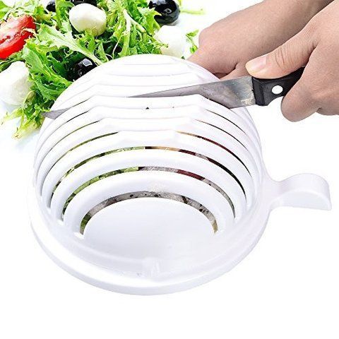 Салатниця-овочерізка 2 в 1 Salad Cutter Bowl 24 фото