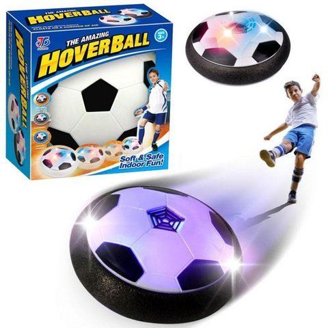 Футбольний м'яч для дому з підсвічуванням HoverBall (ховербол) чорний TV066 фото