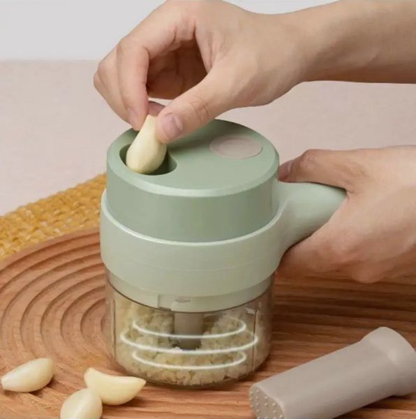 Ручной электрический резак для овощей 4 в 1 Food Chopper Catling мультислайсер VEN0589 фото