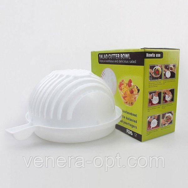 Салатниця-овочерізка 2 в 1 Salad Cutter Bowl 24 фото