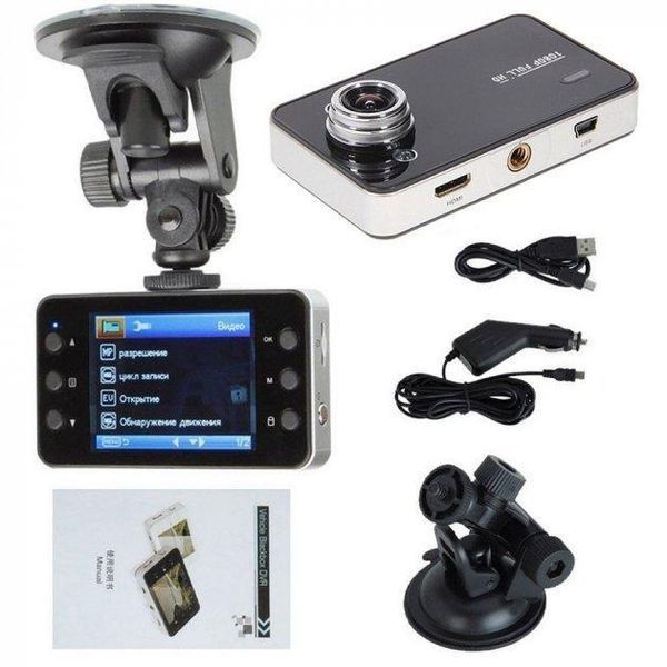Автомобильный видеорегистратор Vehicle Blackbox DVR K6000 регистратор в авто Full HD 1080p K6000 фото
