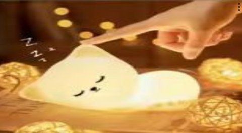 Силіконовий нічник дитячий Little Cat Silicone Light 7 RGB кольорів VEN702 фото