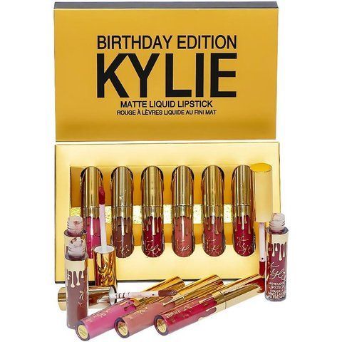 Набор жидких матовых помад Kylie Birthday Edition, 6 цветов KL1 фото