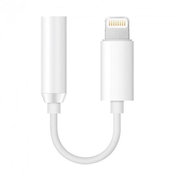 Кабель для навушників S з роз'ємом типу C 3,5, USB C на 3,5 мм AUX, адаптер для навушників Jack J-002 (Білий) TV332 фото