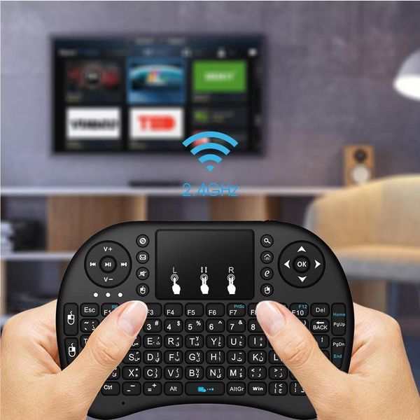 Мини клавиатура для Smart TV с подсветкой UKC i8 + touch с тачпадом USB VEN22 фото