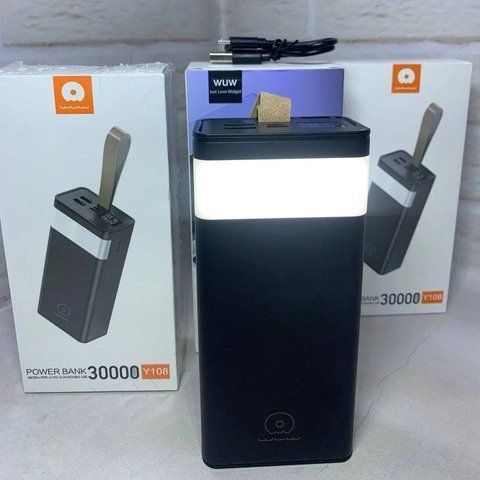 Повербанк WUW Y108 2xUSB 30000 mAh Чорний VNY108 фото