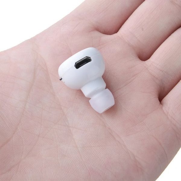 Иновационные наушники-гарнитура для смартфонов AirBeats Bluetooth mini 4.0 Белый B6-62-V фото