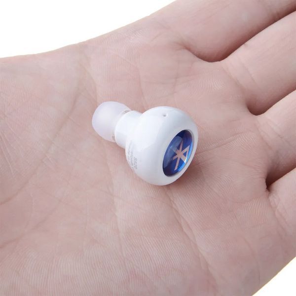 Иновационные наушники-гарнитура для смартфонов AirBeats Bluetooth mini 4.0 Белый B6-62-V фото