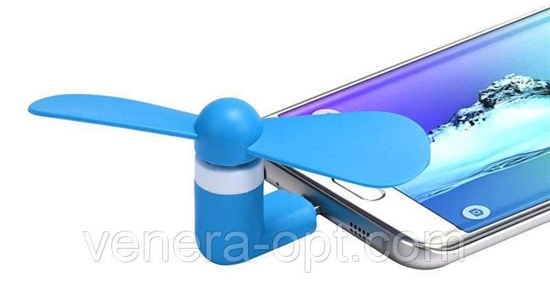 Міні вентилятор Micro-USB для Android 12 фото