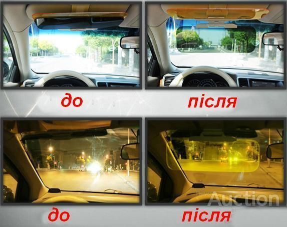 Антибликовый козырек HD Vision Visor, для ночного и дневного вождения VEN335 фото