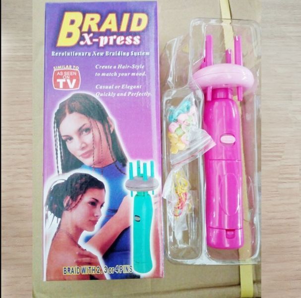 Електрична машинка пристрій для плетіння косичок Braid X-press B7 фото