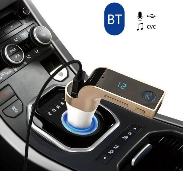 FM-модулятор автомобільний з 2 USB-портами та підтримкою Bluetooth 5,0 G7 TV333 фото